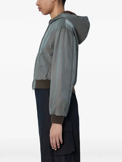 Our Legacy Zip-up Bomber Jacket In Gray