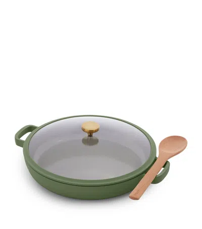 Our Place Ceramic Non-stick Dual-handle Always Pan In Green