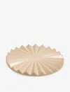 Our Place Chickpea Pleated Glazed-stoneware Trivet 25.4cm
