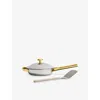 OUR PLACE CHROME GOLD TITANIUM MINI ALWAYS PAN PRO 8.5IN