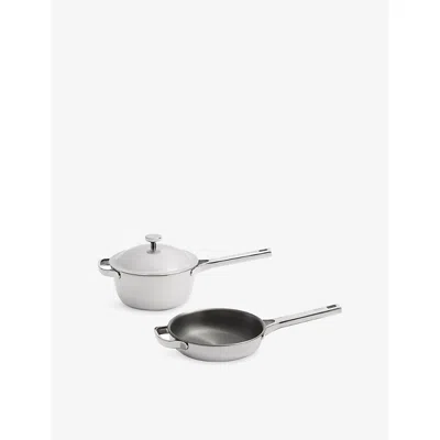 Our Place Chrome Titanium Pro Mini Cookware Duo In Gray
