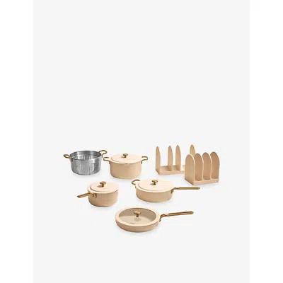 Our Place Cream Essentials 11-piece Aluminium Cookware Set In White