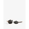 Our Place Char Home Cook Duo Ceramic Pot And Pan Two-piece Set In Char