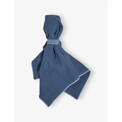 Our Place Blue Salt Loop Cotton Table Napkins Set Of Four