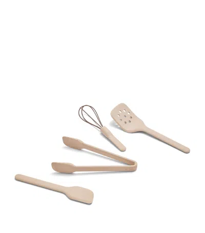 Our Place Mini Silicone Utensils Set In Brown
