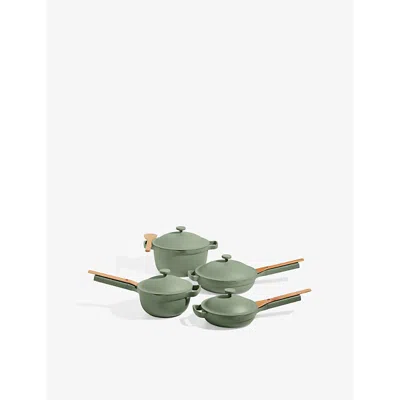 Our Place Sage Cookware Four-piece Aluminium Set