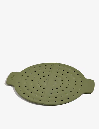 Our Place Sage Fearless Fry Perforated Silicone Pan In Sage