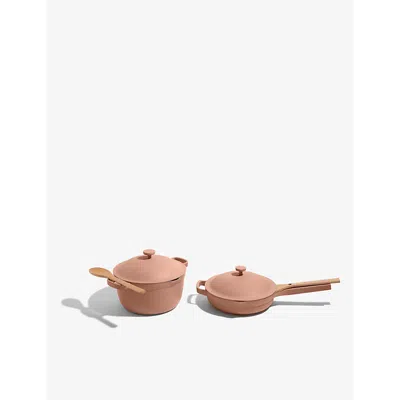 Our Place Spice Home Cook Duo Ceramic Pot And Pan Two-piece Set Worth £270