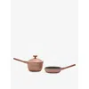 Our Place Spice Tiny Ceramic Pot And Pan Set In Brown