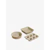 Our Place Steam Baker's Kit Set Of Three Ceramic Oven Pans