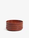 Our Place Terracotta Mini Ceramic Plates Set Of Four
