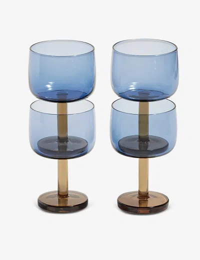 Our Place Twilight Dusk Party Coupe Glasses Set Of Four