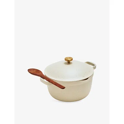 Our Place Vanilla Bean Perfect Non-stick Ceramic Pot In Brown