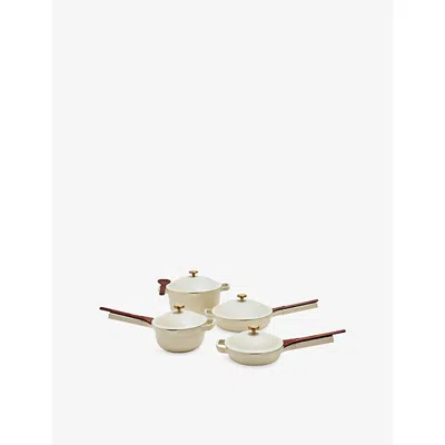 Our Place Vanilla Bean Pro Titanium Cookware Set In Brown
