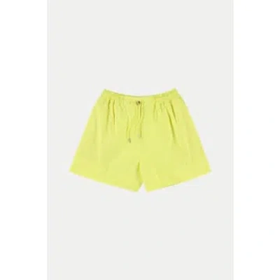 Our Sister Lime Dolboy Shorts In Yellow