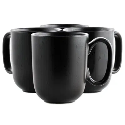 Our Table Stoneware Coffee Mug In Pepper Black