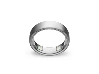 OURA RING 5 SMART RING RING BRUSHED SILVER: 9