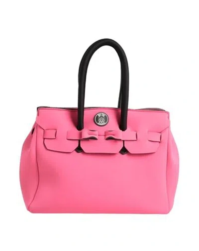 Ours Bag Woman Handbag Fuchsia Size - Textile Fibers In Pink