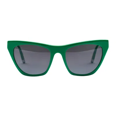 Out East Eyewear Charla Sunglasses By  In Green