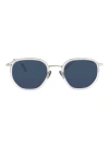 Out East Eyewear Women's Blue / White / Silver Devon Sunglasses