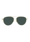 Out East Eyewear Women's Gold / Grey / White Gansett Sunglasses