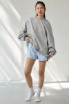 Out From Under 24 Hour Oversized Hoodie Sweatshirt In Grey, Women's At Urban Outfitters In Gray
