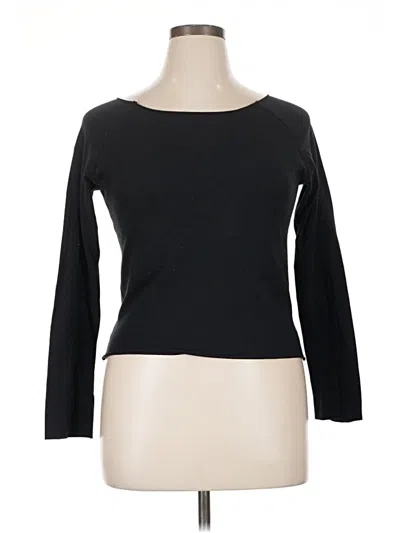 Pre-owned Out From Under 3/4 Sleeve T-shirt In Black