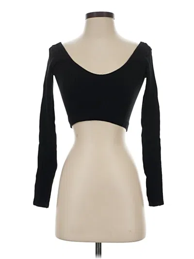 Pre-owned Out From Under 3/4 Sleeve T-shirt In Black