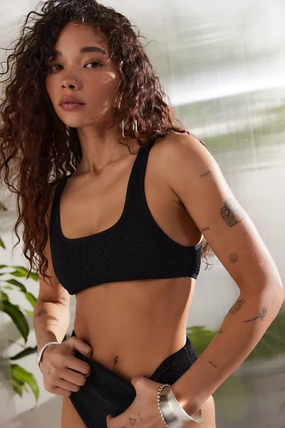 Out From Under ‘80s Baby Seamless Bikini Top In Black, Women's At Urban Outfitters