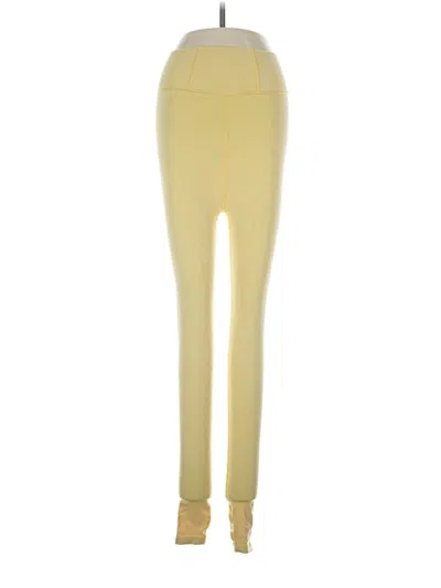 Pre-owned Out From Under Active Pants In Yellow