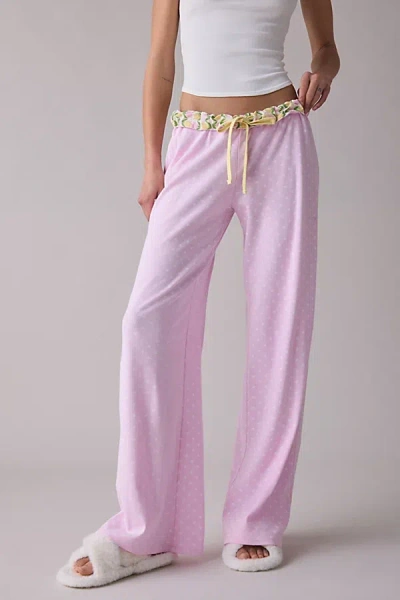 Out From Under All About Me Day Sleep Pant In Pink, Women's At Urban Outfitters