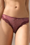 Out From Under Angel Mesh Lace Trim Thong In Boho Paisley, Women's At Urban Outfitters In Multi