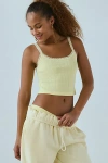 Out From Under Angie Pointelle Cami In Pastel Yellow, Women's At Urban Outfitters