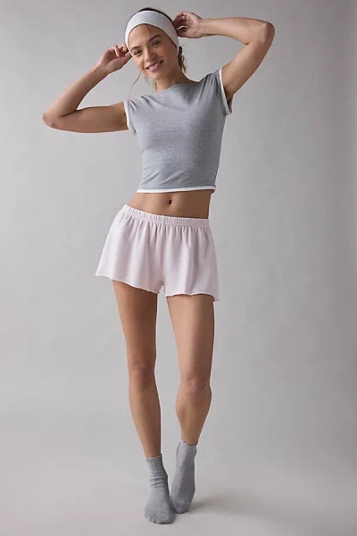 Out From Under Around The Way Knit Shortie In Violet, Women's At Urban Outfitters