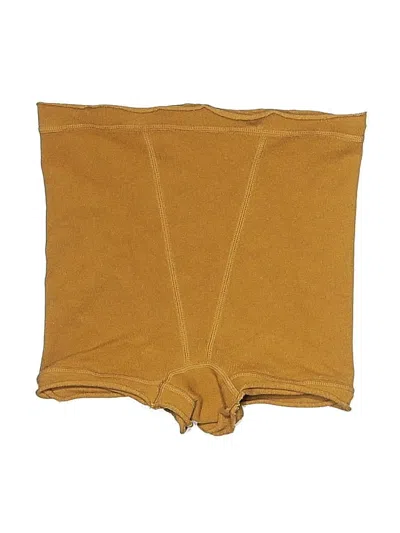 Pre-owned Out From Under Athletic Shorts In Yellow