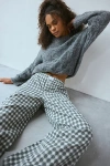Out From Under Avril Boxer Pant In Printed Plaid, Women's At Urban Outfitters