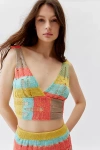 Out From Under Barbados Beach Knit Cropped Top In Assorted At Urban Outfitters In Assorted