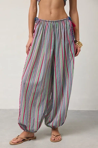 Out From Under Beach Bum Embellished Side-tie Balloon Pant In Blue, Women's At Urban Outfitters
