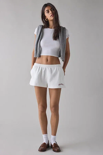 Out From Under Beach Bum Knit Micro Short In White, Women's At Urban Outfitters