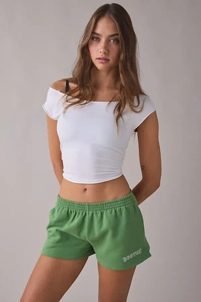 Out From Under Beach Bum Micro Sweat Shorts In Boston, Women's At Urban Outfitters In Animal Print