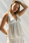 Out From Under Beachy Keen Halter Babydoll Tank Top In Ivory, Women's At Urban Outfitters