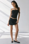 Out From Under Bec Convertible Tie Tube Top + Mini Skort Set In Black, Women's At Urban Outfitters