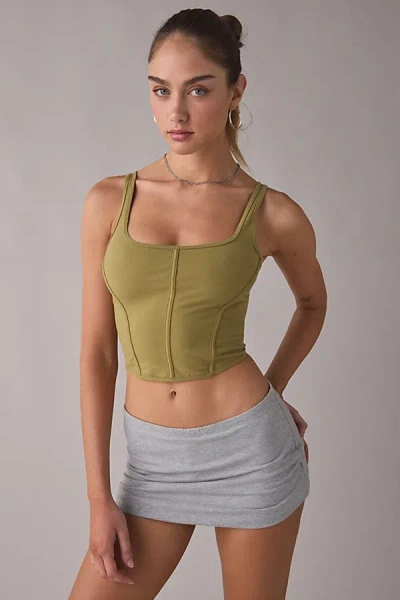 Out From Under Bec Corset Seam Tank Top, Women's At Urban Outfitters In Multi