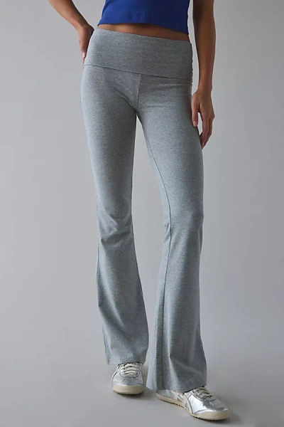 Out From Under Bec Foldover Flare Pant In Grey, Women's At Urban Outfitters