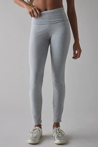 Out From Under Bec Foldover Legging In Heather Grey, Women's At Urban Outfitters