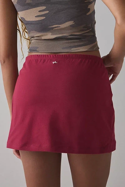 Out From Under Bec Low-rise Micro Mini Skort In Berry, Women's At Urban Outfitters