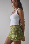 Out From Under Bec Low-rise Micro Mini Skort In Camo, Women's At Urban Outfitters