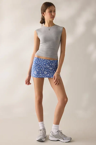 Out From Under Bec Muscle Baby Tee In Heather Grey, Women's At Urban Outfitters In Gray