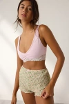 Out From Under Bec Pinch Front Lace Trim Bralette In Pink, Women's At Urban Outfitters