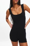 Out From Under Bec Singlet Romper In Black, Women's At Urban Outfitters